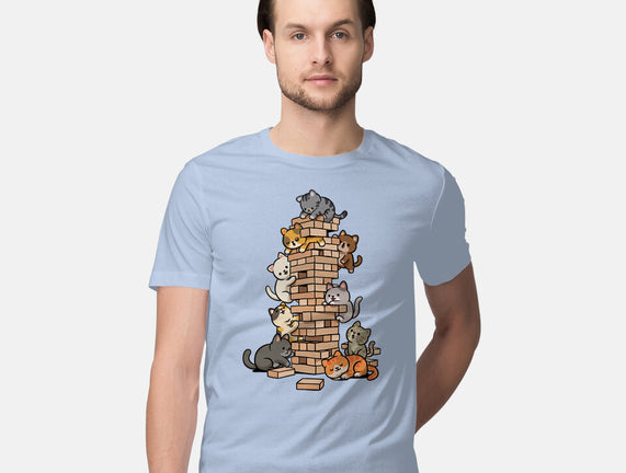 Cat Jenga Tower