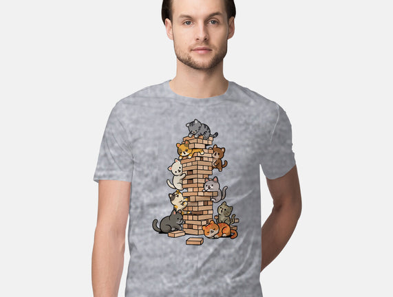 Cat Jenga Tower