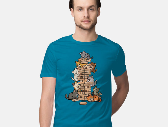 Cat Jenga Tower