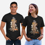 Cat Jenga Tower-Unisex-Basic-Tee-GoshWow