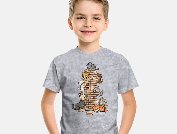 Cat Jenga Tower