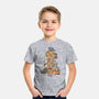Cat Jenga Tower-Youth-Basic-Tee-GoshWow