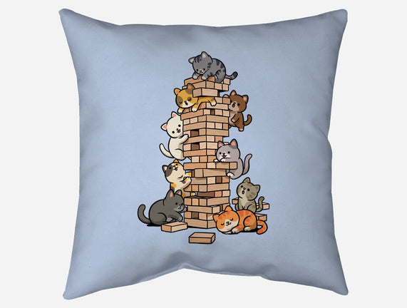Cat Jenga Tower