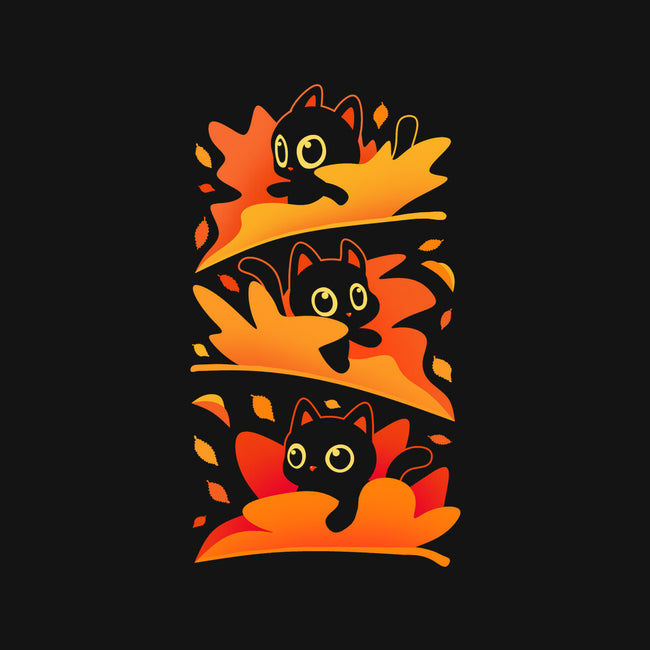 Flying Autumn Kittens-Mens-Heavyweight-Tee-erion_designs