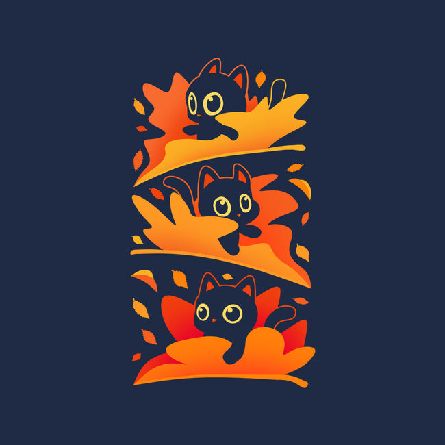 Flying Autumn Kittens-None-Adjustable Tote-Bag-erion_designs