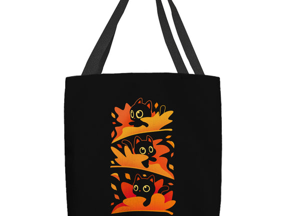 Flying Autumn Kittens