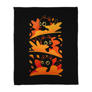 Flying Autumn Kittens