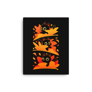 Flying Autumn Kittens