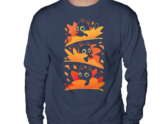 Flying Autumn Kittens