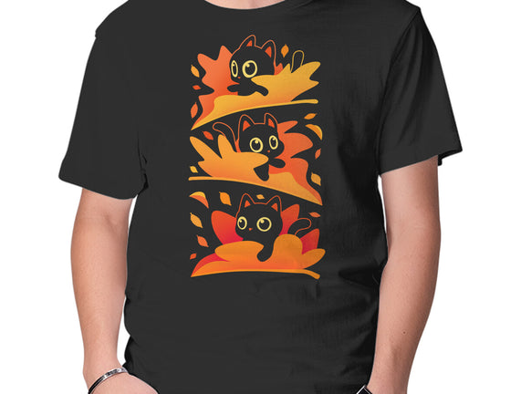 Flying Autumn Kittens