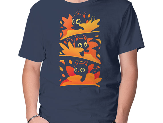 Flying Autumn Kittens