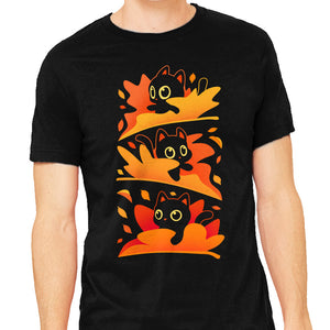 Flying Autumn Kittens