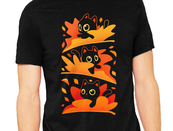 Flying Autumn Kittens