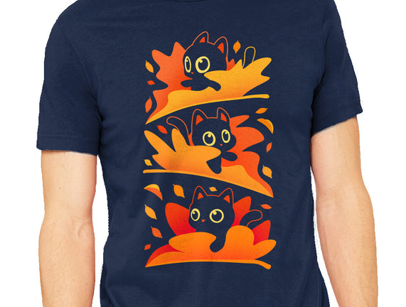 Flying Autumn Kittens