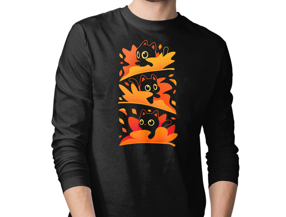 Flying Autumn Kittens