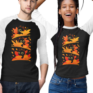 Flying Autumn Kittens