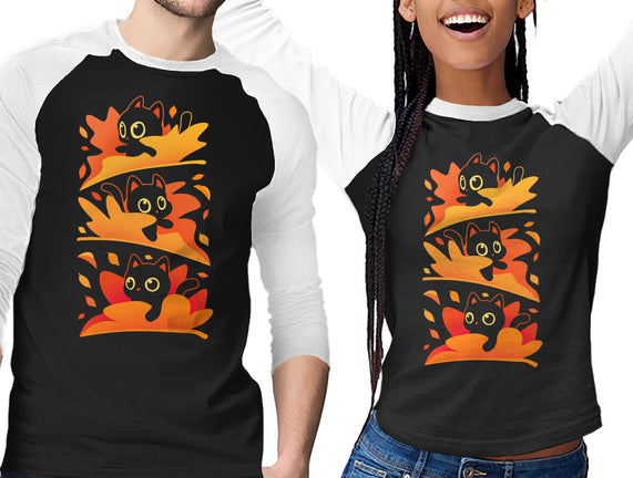 Flying Autumn Kittens