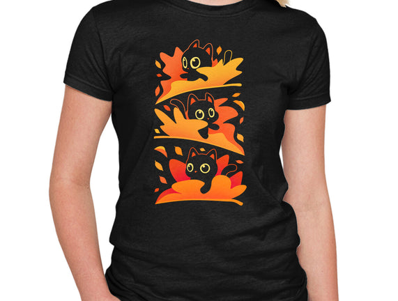 Flying Autumn Kittens