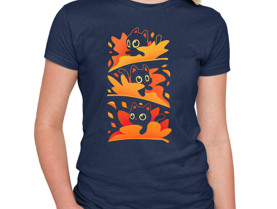 Flying Autumn Kittens