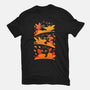 Flying Autumn Kittens-Womens-Fitted-Tee-erion_designs