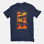 Flying Autumn Kittens-Womens-Fitted-Tee-erion_designs