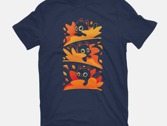Flying Autumn Kittens