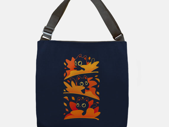 Flying Autumn Kittens