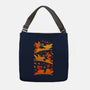 Flying Autumn Kittens-None-Adjustable Tote-Bag-erion_designs