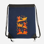 Flying Autumn Kittens-None-Drawstring-Bag-erion_designs