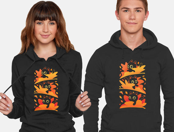 Flying Autumn Kittens