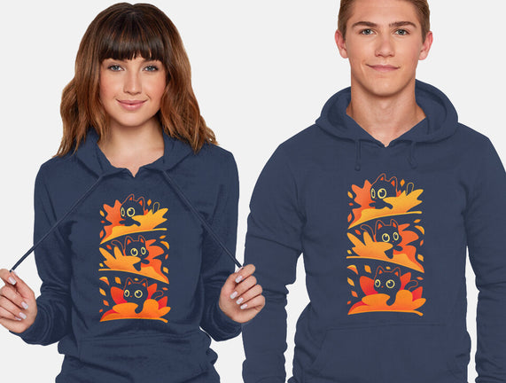 Flying Autumn Kittens