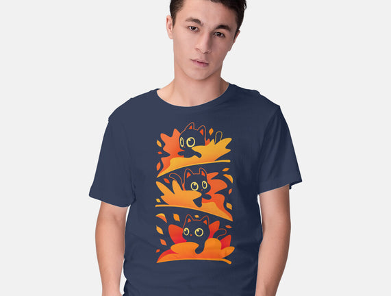 Flying Autumn Kittens