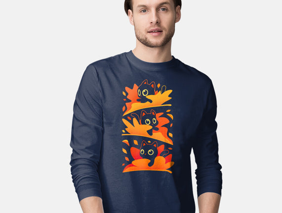 Flying Autumn Kittens