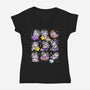 Space Unicorns-Womens-V-Neck-Tee-GoshWow