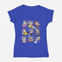 Space Unicorns-Womens-V-Neck-Tee-GoshWow