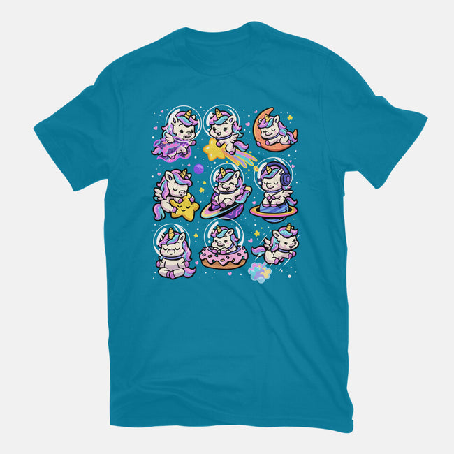 Space Unicorns-Womens-Basic-Tee-GoshWow