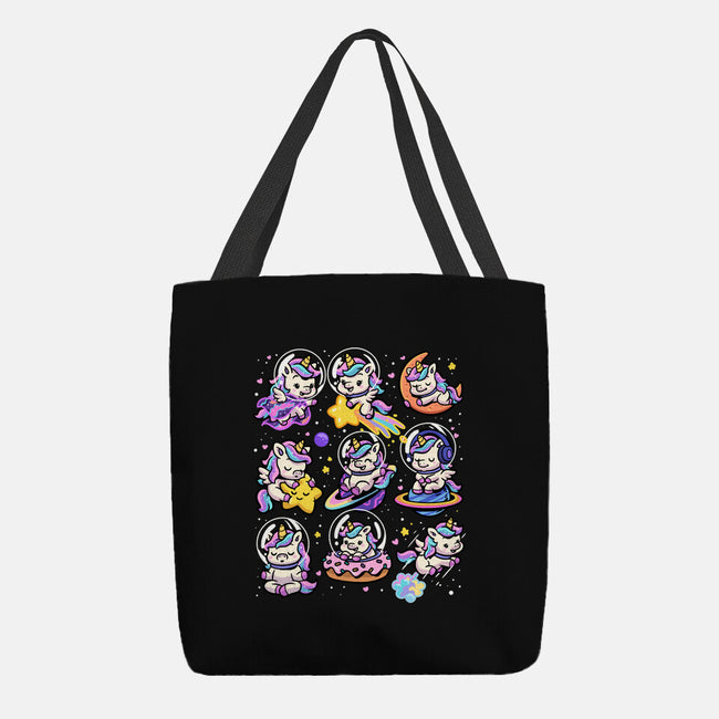 Space Unicorns-None-Basic Tote-Bag-GoshWow