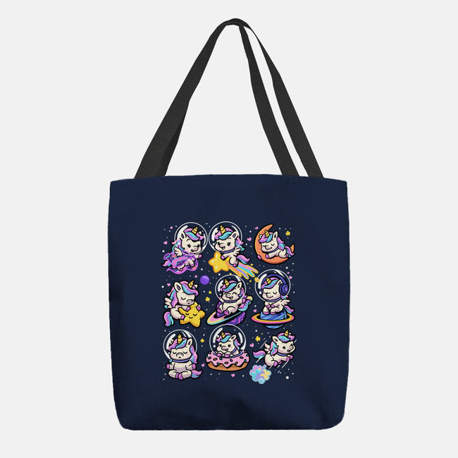 Space Unicorns-None-Basic Tote-Bag-GoshWow