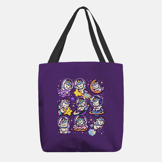 Space Unicorns-None-Basic Tote-Bag-GoshWow