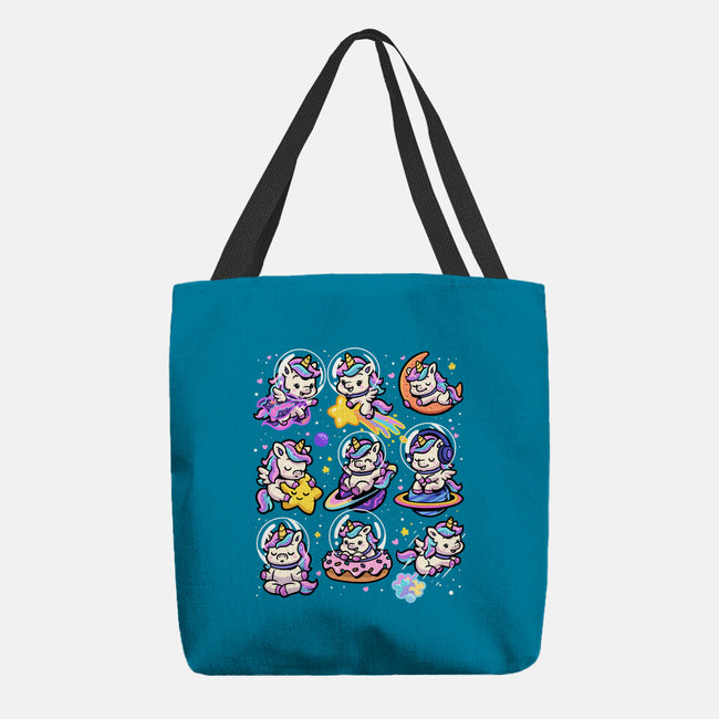 Space Unicorns-None-Basic Tote-Bag-GoshWow