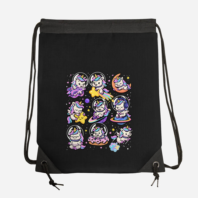 Space Unicorns-None-Drawstring-Bag-GoshWow