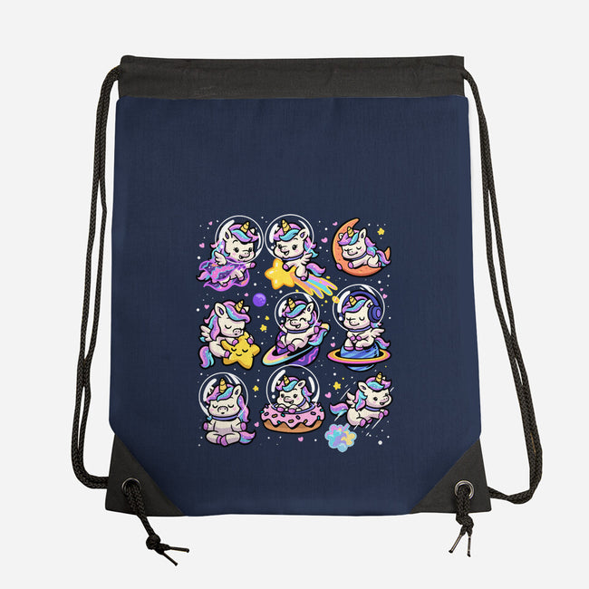 Space Unicorns-None-Drawstring-Bag-GoshWow
