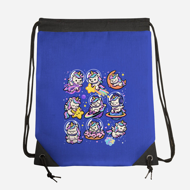 Space Unicorns-None-Drawstring-Bag-GoshWow