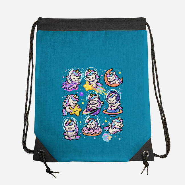 Space Unicorns-None-Drawstring-Bag-GoshWow