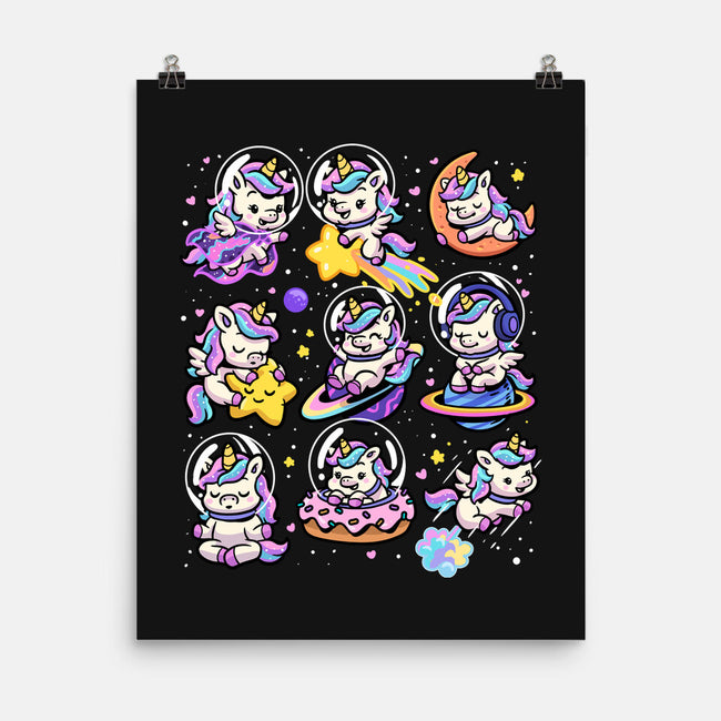 Space Unicorns-None-Matte-Poster-GoshWow
