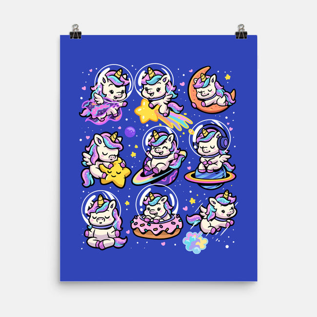 Space Unicorns-None-Matte-Poster-GoshWow