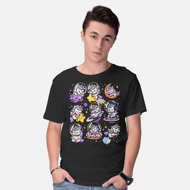 Space Unicorns-Mens-Basic-Tee-GoshWow