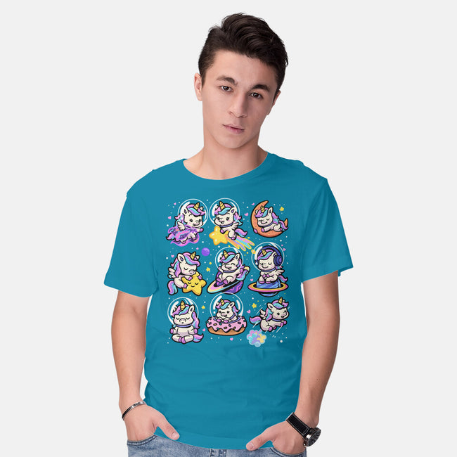 Space Unicorns-Mens-Basic-Tee-GoshWow