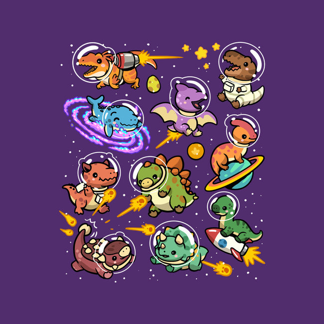 Space Dinosaurs-Womens-Fitted-Tee-GoshWow