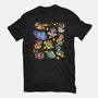Space Dinosaurs-Womens-Fitted-Tee-GoshWow